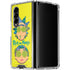Adult Swim Rick and Morty Rick and Morty Portal Eyes Galaxy Z Fold4 5G Clear Case